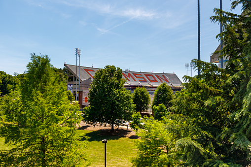 Clemson, SC, USA - May 2: 2 Memorial Stadium (also known as \