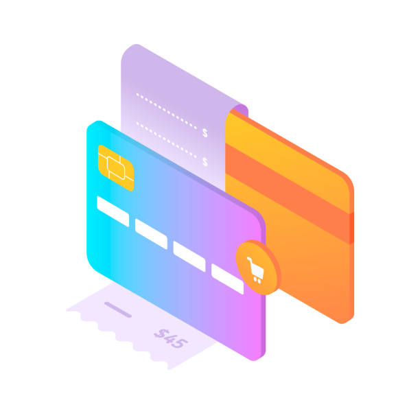 istock Bank cards and fiscal receipt. 1148824166