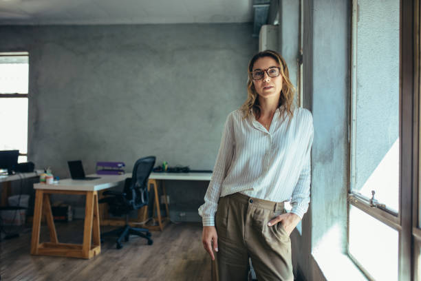 istock Female entrepreneur in her office 1148826807