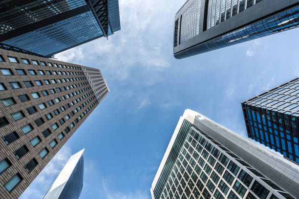 istock High-rise buildings and blue sky 1148827133