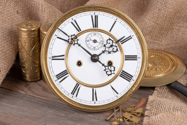 istock Repair of vintage wall clock 1148828627