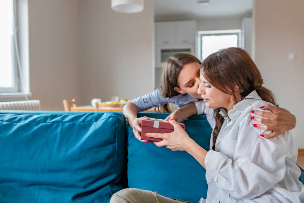istock Surprise gift. Happy Mother's Day! 1148830791