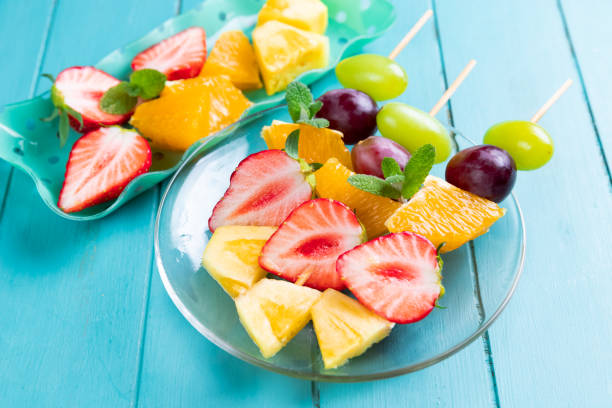 Fruits on sticks