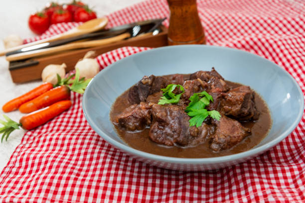 istock Homemade Beef cheek with wine sauce 1148842040
