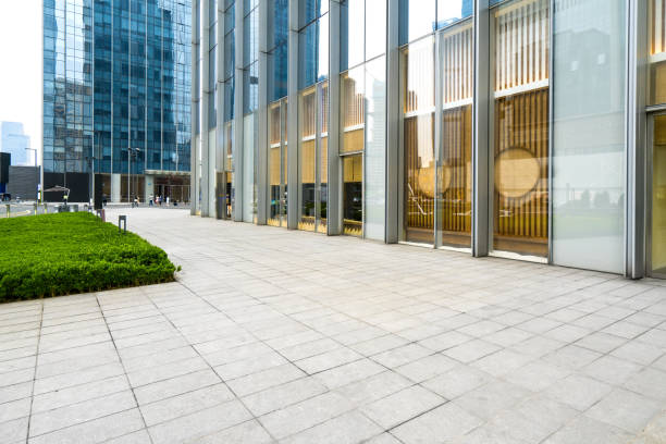 istock Empty floor and modern office building  ,chongqing,china 1148851268