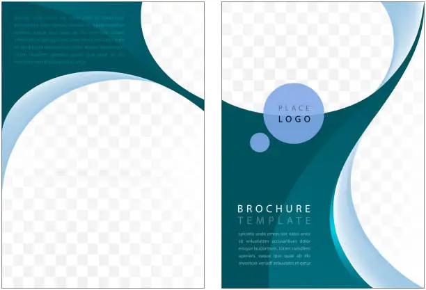 Vector illustration of brochure template