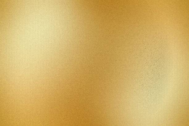 istock Dirty golden metal wall, abstract texture background 1148856115
