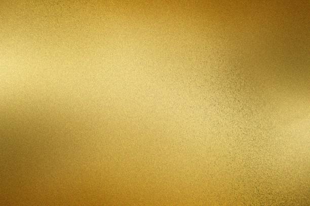 istock Scratches golden metal sheet, abstract texture background 1148856130
