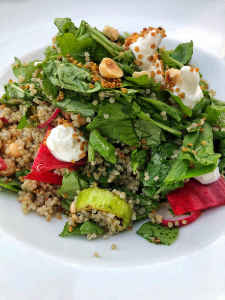 istock a fresh salad with quinoa on plate 1148856990