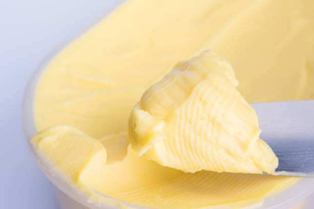 istock Margarine cheese butter with knife 1148859526