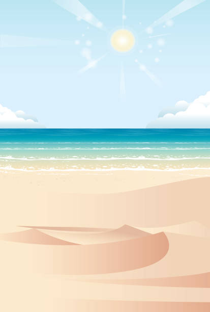 ilustrações de stock, clip art, desenhos animados e ícones de beach backgrounds and sand - australia tunisia