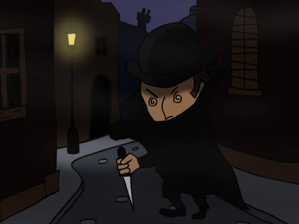 jack rozpruwacz - jack the ripper stock illustrations