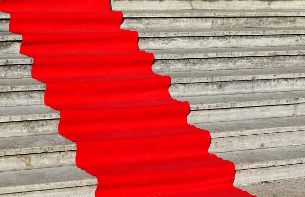 istock red carpet on the wide steps of building 1148868170