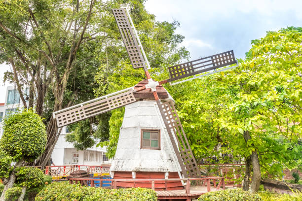 istock Dutch windmill in Malacca, Malaysia 1148868986