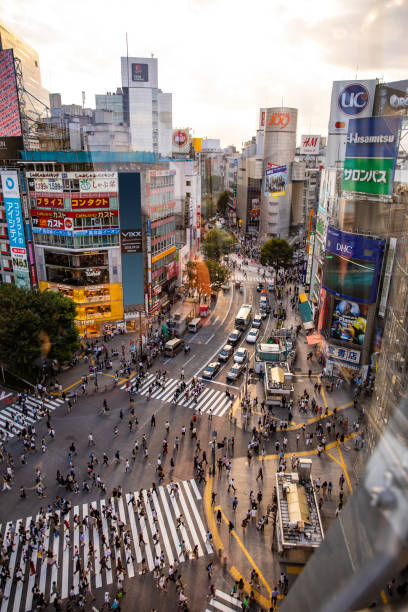 istock Rush hour at Shibuya Crossing in Tokyo downtown 1148874817