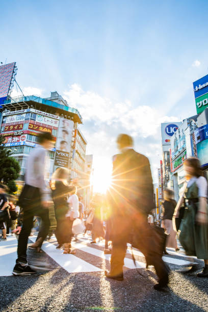 istock Rush hour at Shibuya Crossing in Tokyo downtown 1148874844