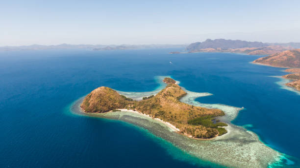 istock Tropical islands with turquoise lagoons. Philippine nature 1148875588