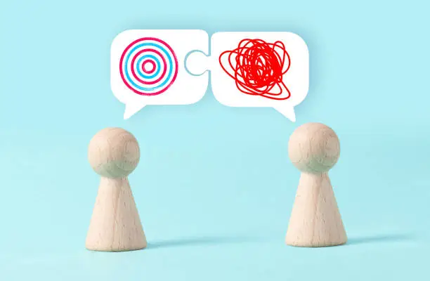 Photo of Speech Bubble Puzzle and Discussion