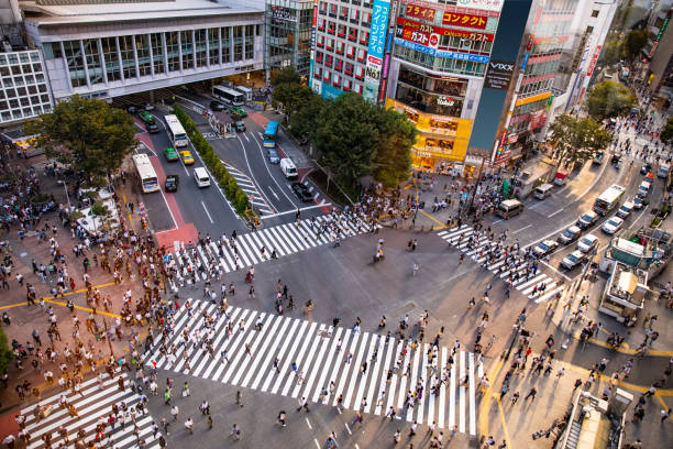 istock Rush hour at Shibuya Crossing in Tokyo downtown 1148878569