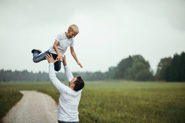 istock Father and  son,enjoying in nature 1148882391
