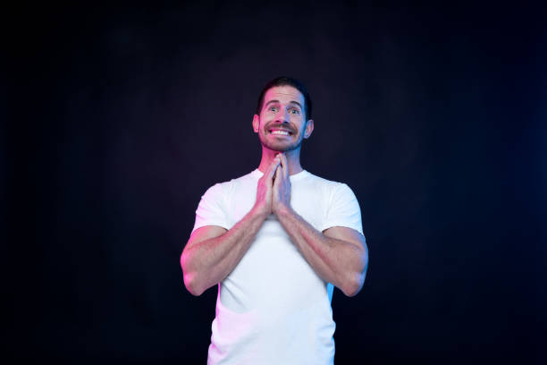 istock Handsome man in a white shirt 1148882540