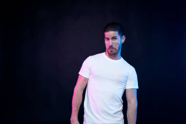 istock Handsome man in a white shirt 1148882654