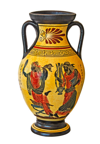 istock Greek vase isolated on white background 1148885554