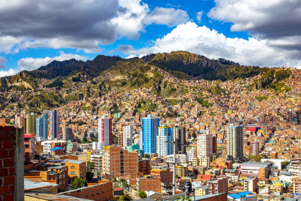 ラパスシティ, ボリビア - ラパス ストックフォトと画像
