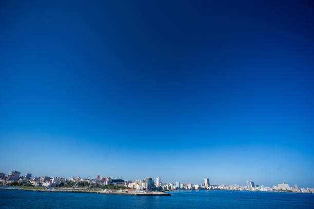 Cityscape of the Cuban capital, beautiful Havana. Travel photography. havana harbor photos stock pictures, royalty-free photos & images