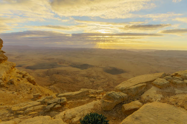 istock Sunrise view of Makhtesh (crater) Ramon 1148896649