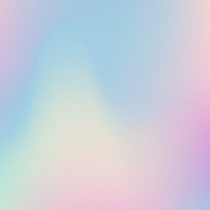 Abstract blurred Holographic gradient background.Modern minimal design.