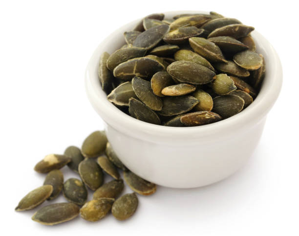 istock Pumpkin seeds roasted and salty 1148898336