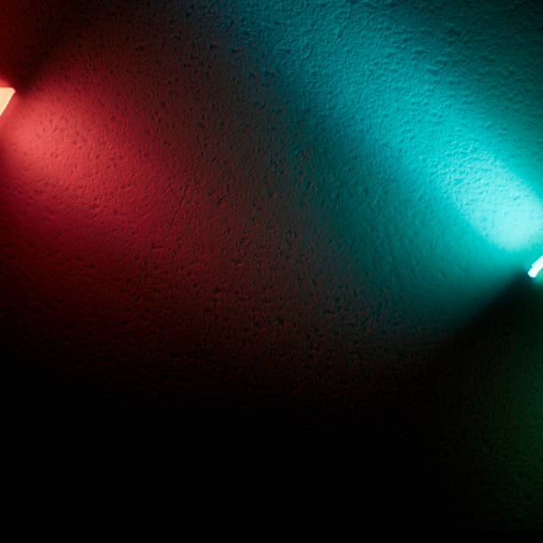 istock Blue and pink light of lanterns on a textural background 1148903070
