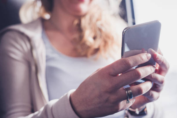 istock Close up of smart phone. 1148904716
