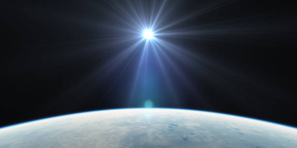 istock sunrise from planet orbit landscape 1148907445