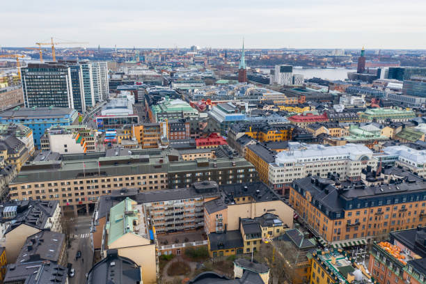 istock Stockholm city seen from above 1148907597