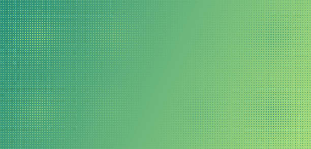 Light green dots on green gradient. Wallpaper with repeating circles. Template for design green color stock illustrations