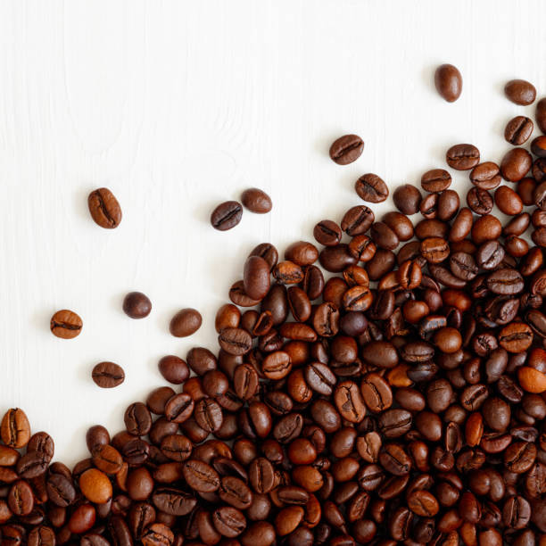 istock Coffee  beans isolated on white background with copyspace for text. Coffee background or texture concept. 1148924051