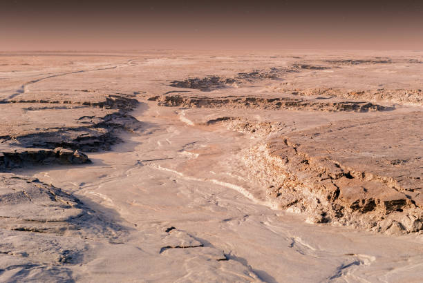 istock martian landscape with canyon 1148928543