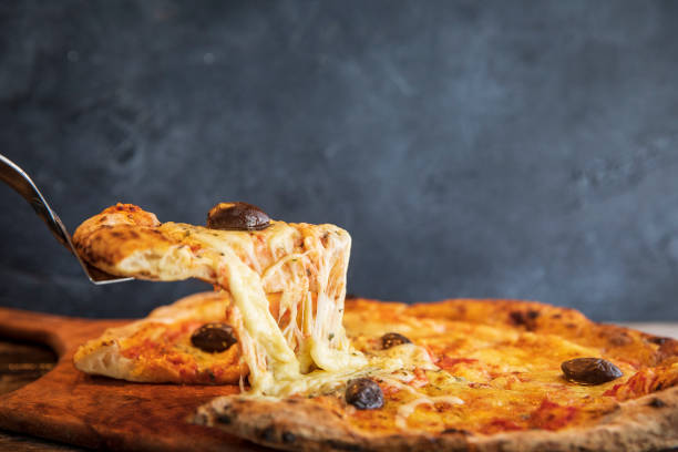 istock Pizza cheese on wood board 1148930723