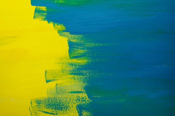 istock Grunge Brush Strokes of Blue Paint 1148933262