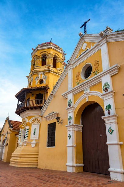 istock Santa Barbara Church and Blue Sky 1148949361