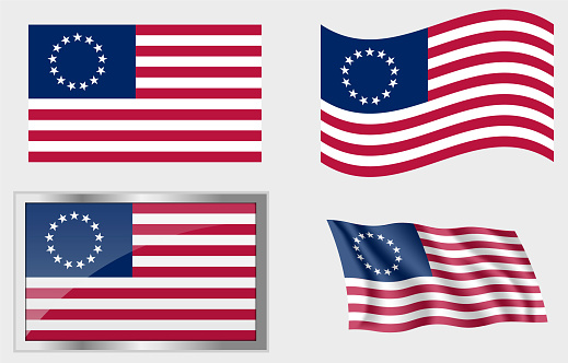 Vlag Van De Vs 13 Sterren Betty Ross Stockvectorkunst En Meer Beelden Van Amerikaanse  Vlag - Amerikaanse Vlag, Badge, Blauw - Istock