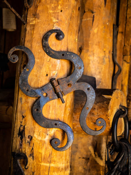 istock Ornamental Metal Hinge 1148958305