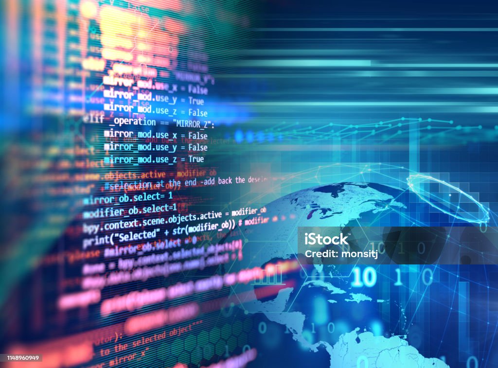 Programming Code Abstract Technology Background Of Software Developer ...