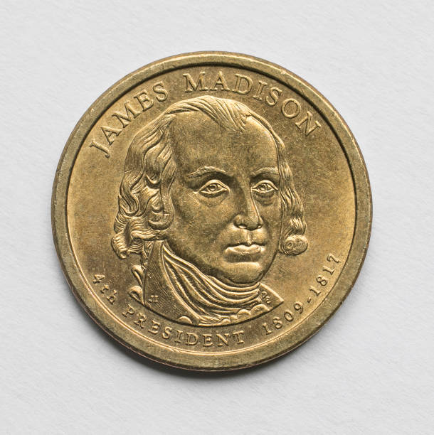 istock James Madison one dollar coin 1148964313