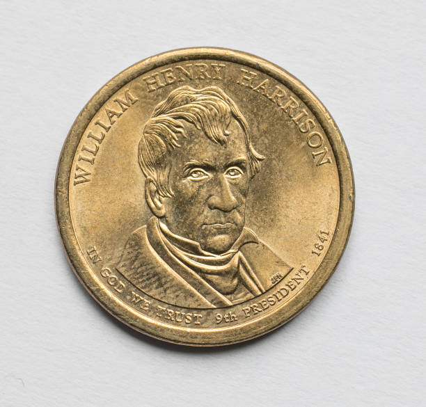 istock William Henry Harrison one dollar coin 1148964320