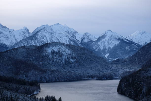 istock Alpine Lake Panorama 1148970776