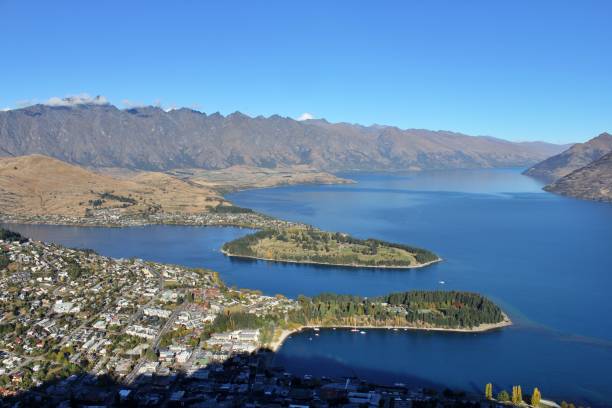 istock Aerial view of Queenstown 1148972237