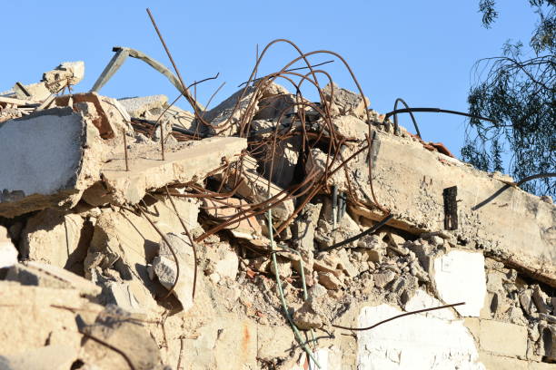istock The ruins of a building 1148972250